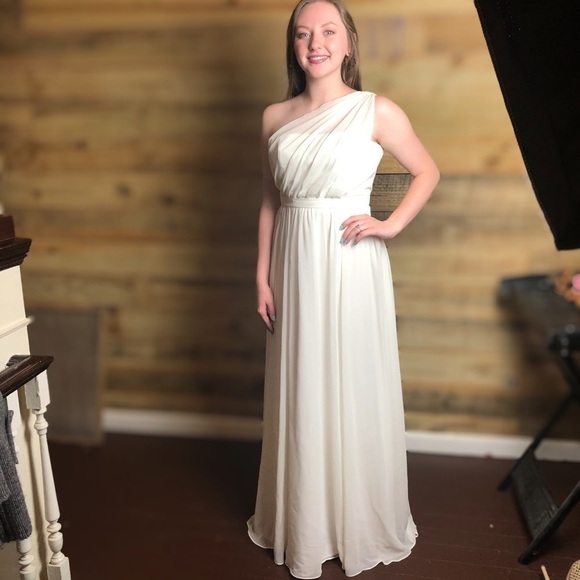 Alfred Angelo, toga style chiffon dress - Picture 2 of 8